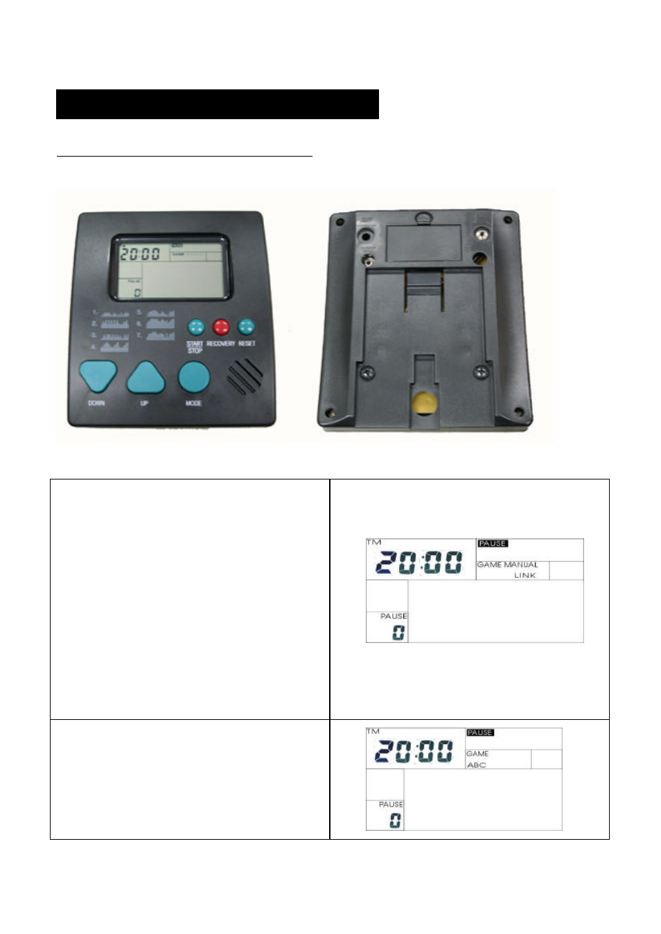 Escalade Sports F1120 User Manual | Page 10 / 15