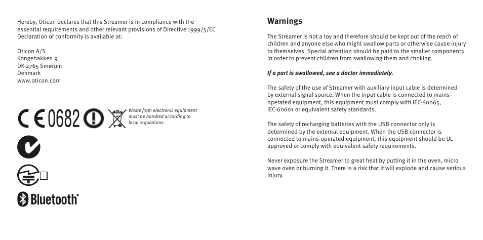 Warnings | Epoq Steamer User Manual | Page 33 / 35