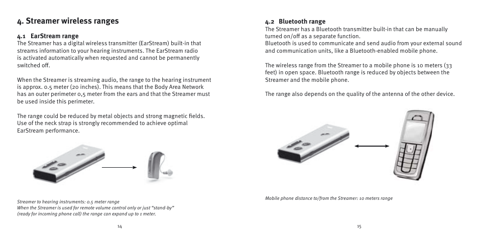 Streamer wireless ranges | Epoq Steamer User Manual | Page 8 / 35