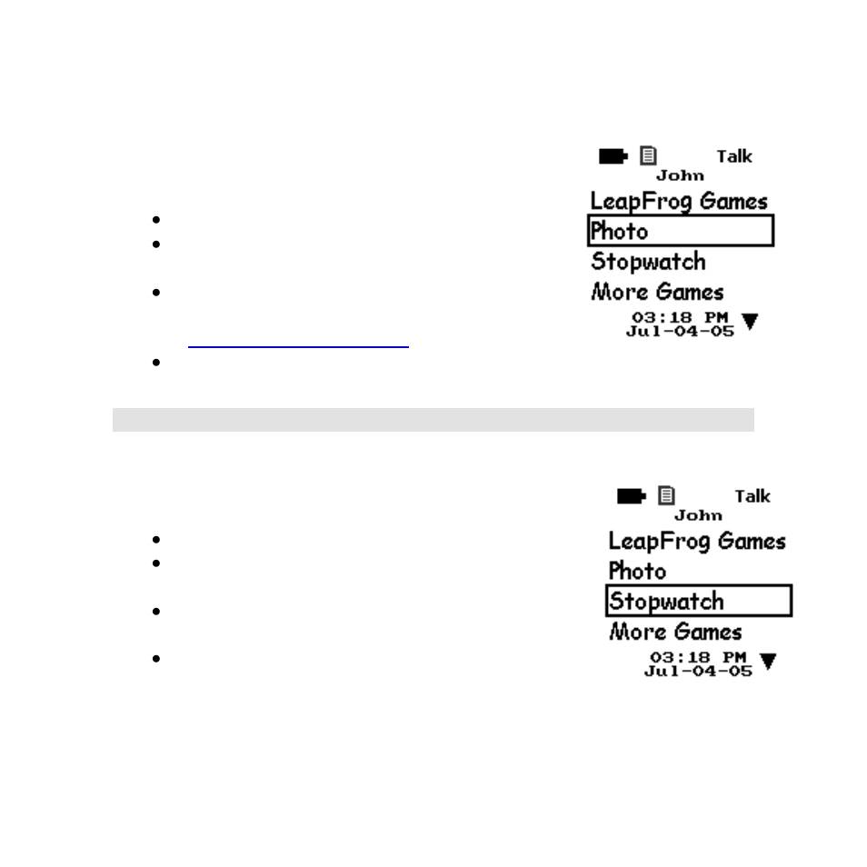 Fun stuff, View photos, Use your stopwatch | Enfora TicTalk User Manual | Page 60 / 94