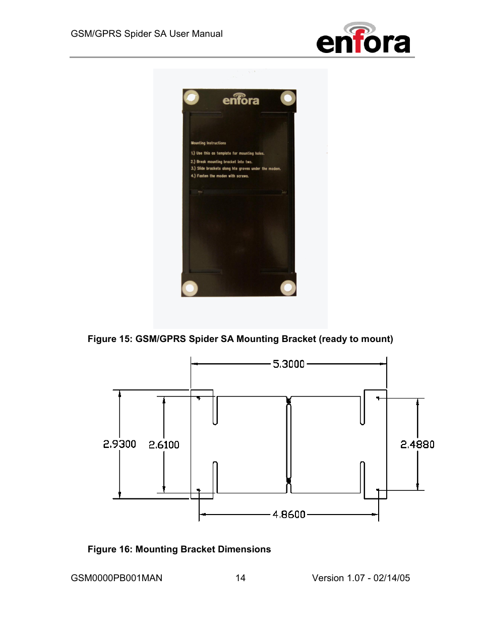 Enfora GSM0000PB001MAN User Manual | Page 20 / 23