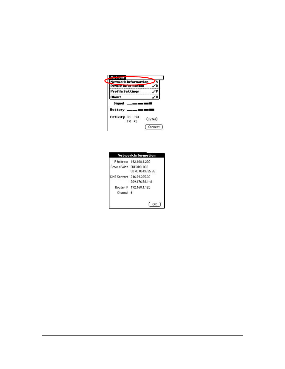 Additional information, Network information, Etwork | Nformation | Enfora 600/650 User Manual | Page 16 / 22