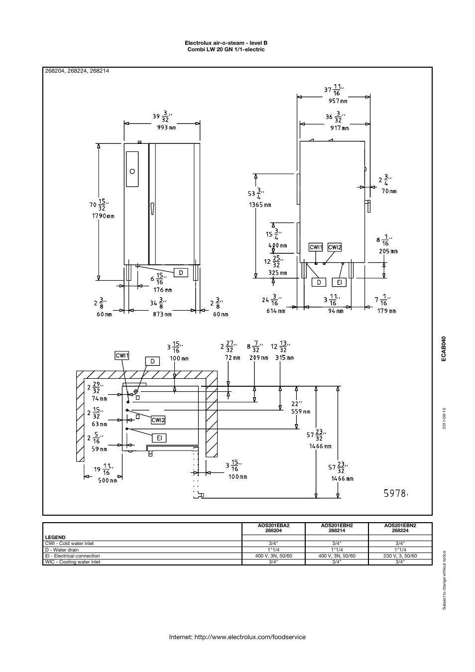 Electrolux Air-O-Steam 268014 User Manual | Page 4 / 4