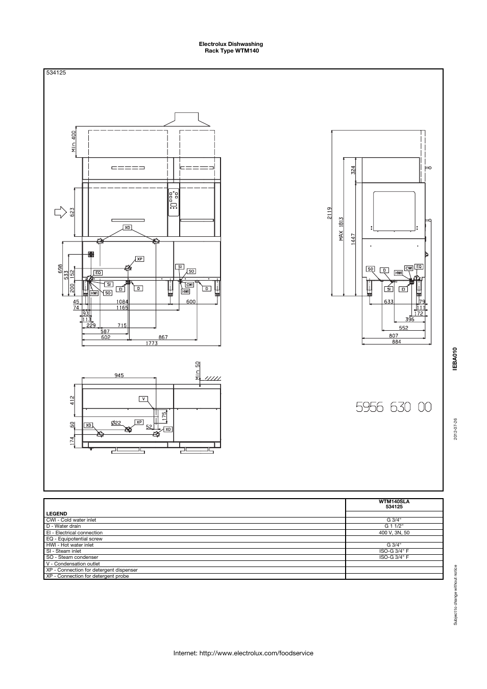 Electrolux 534125 User Manual | Page 6 / 6