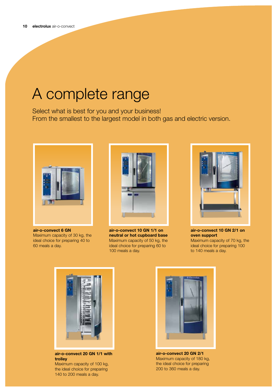 A complete range | Electrolux 922090 User Manual | Page 10 / 16