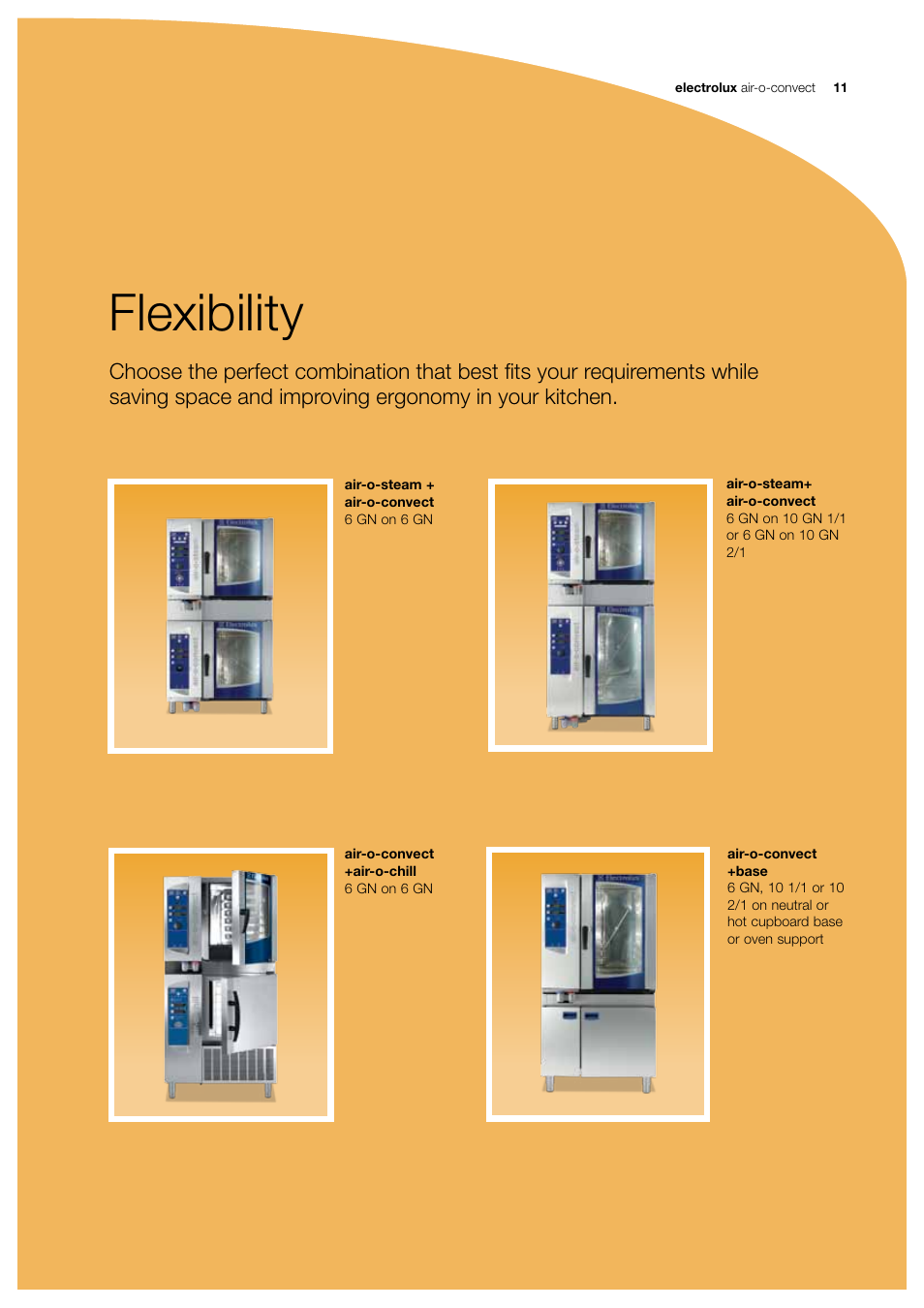 Flexibility | Electrolux 922090 User Manual | Page 11 / 16