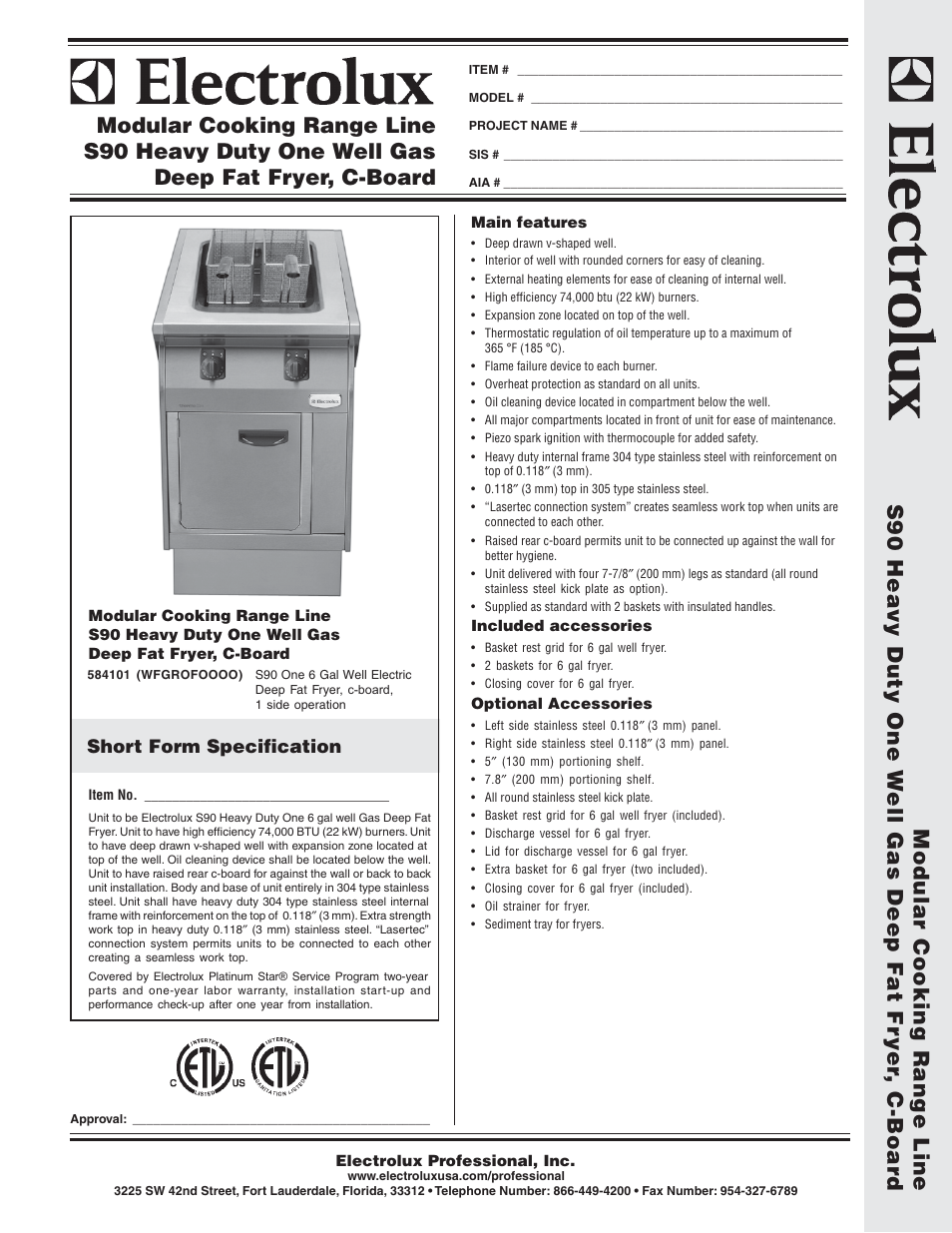 Electrolux 584101 User Manual | 2 pages