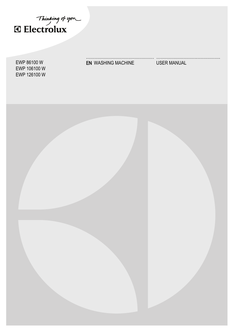 Electrolux EWP 86100 W User Manual | 28 pages