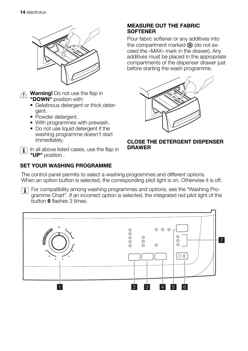Electrolux EWP 86100 W User Manual | Page 14 / 28
