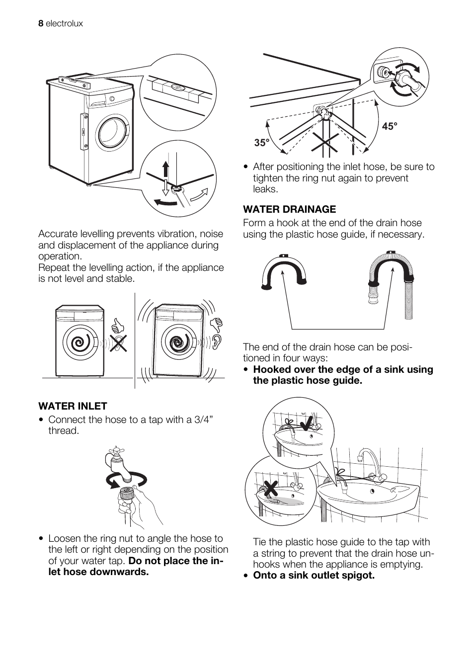 Electrolux EWP 86100 W User Manual | Page 8 / 28