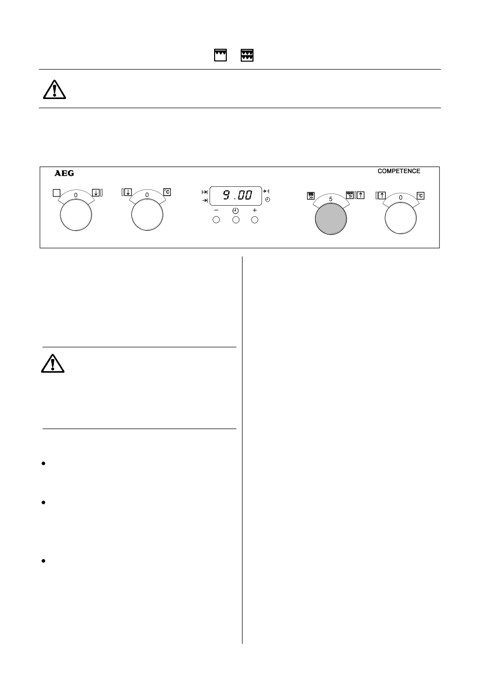 The dual grill | Electrolux D4150-1 User Manual | Page 12 / 48