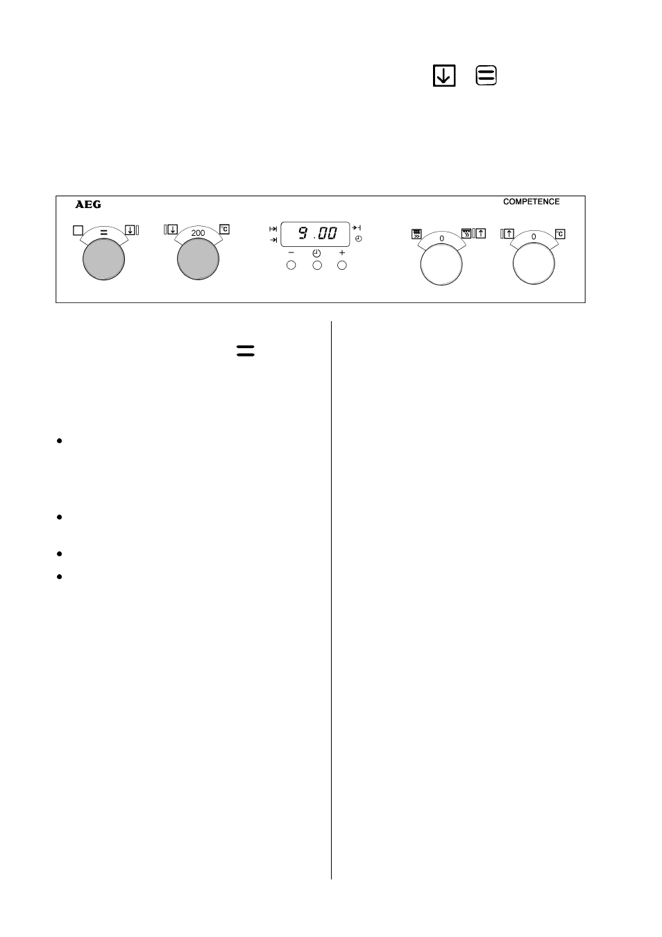 The conventional oven | Electrolux D4150-1 User Manual | Page 20 / 48