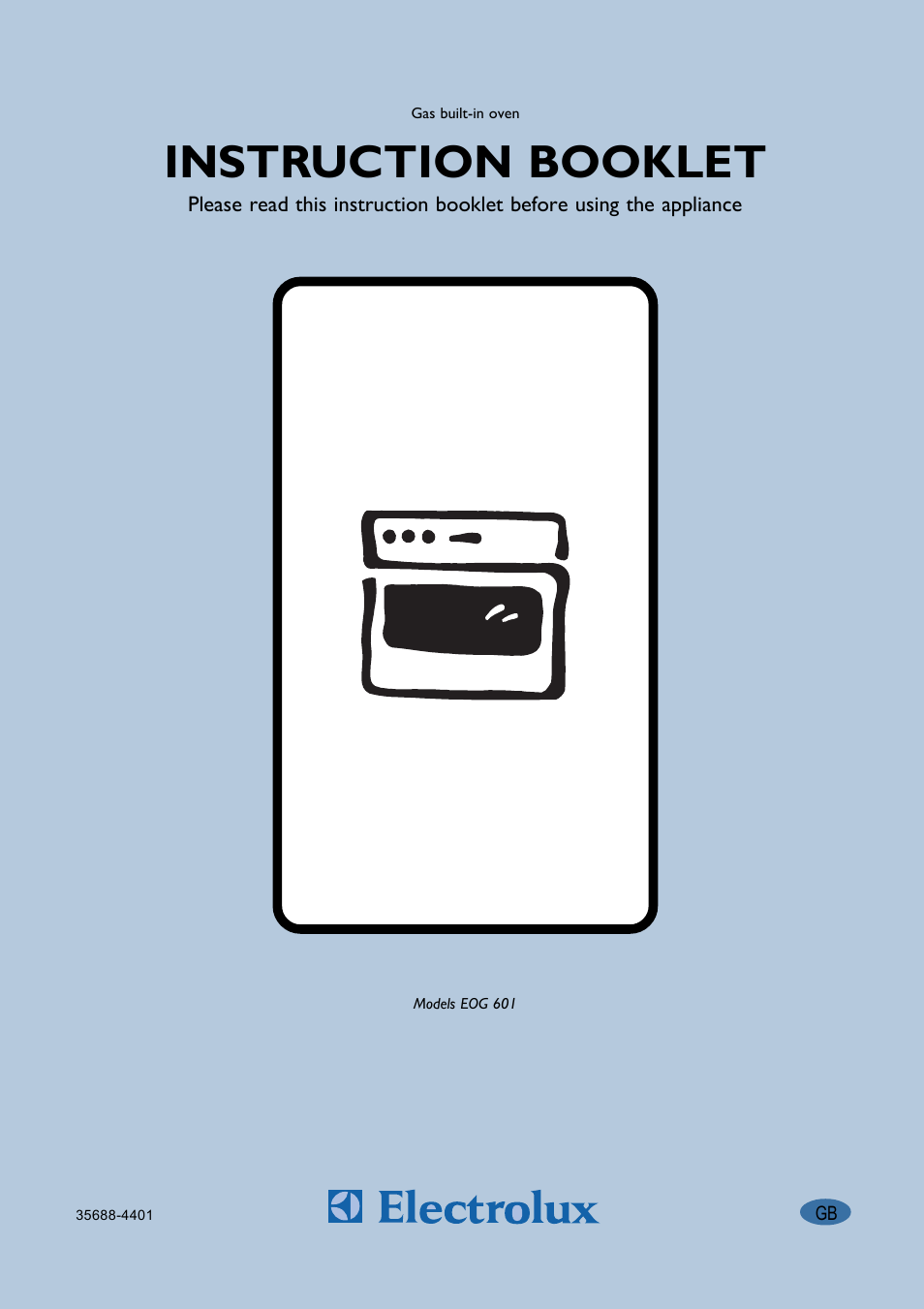 Electrolux EOG 601 User Manual | 20 pages