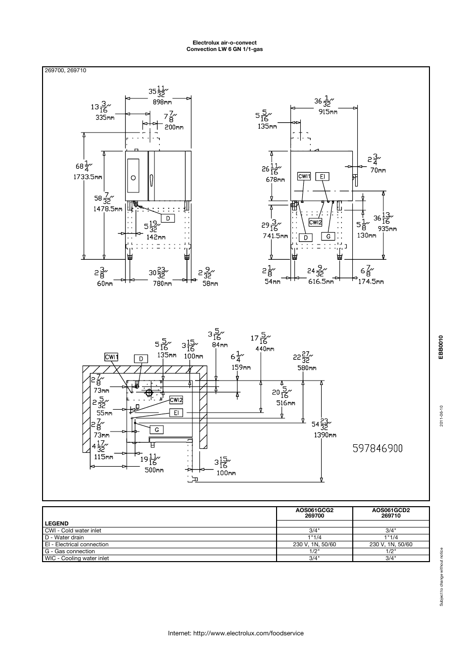 Electrolux Air-O-Convect 269510 User Manual | Page 4 / 4