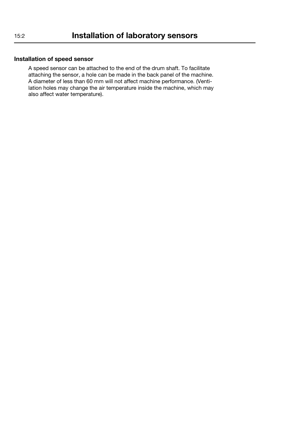 Installation of laboratory sensors | Electrolux FOM 71 CLS User Manual | Page 62 / 164