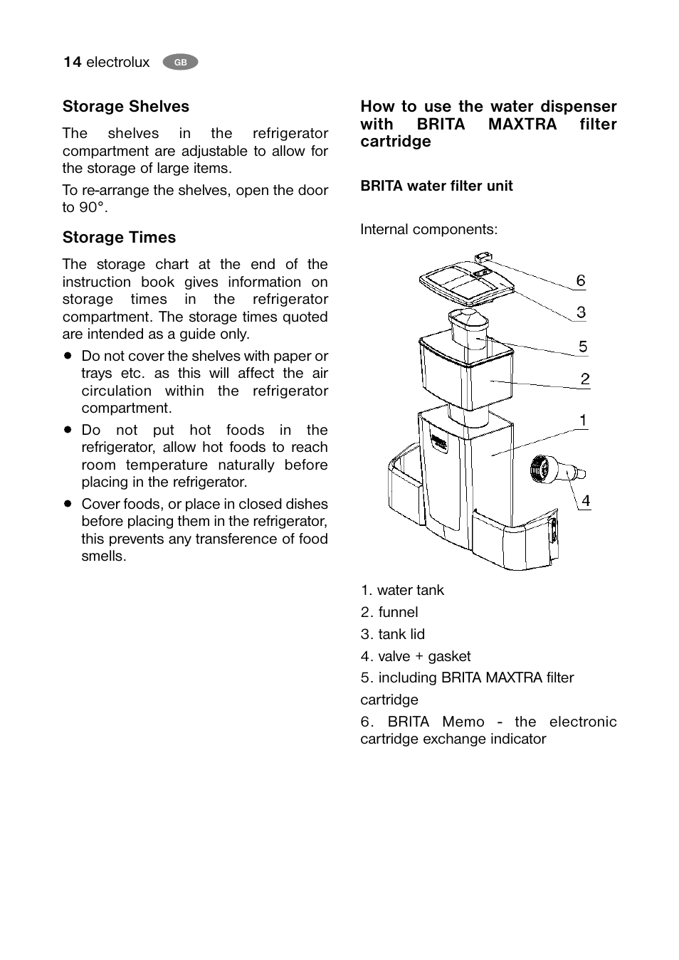 Electrolux ENB 40405 W User Manual | Page 14 / 40