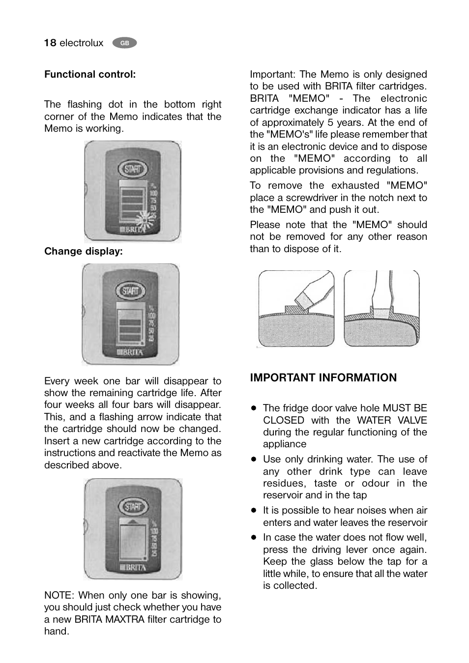 Electrolux ENB 40405 W User Manual | Page 18 / 40
