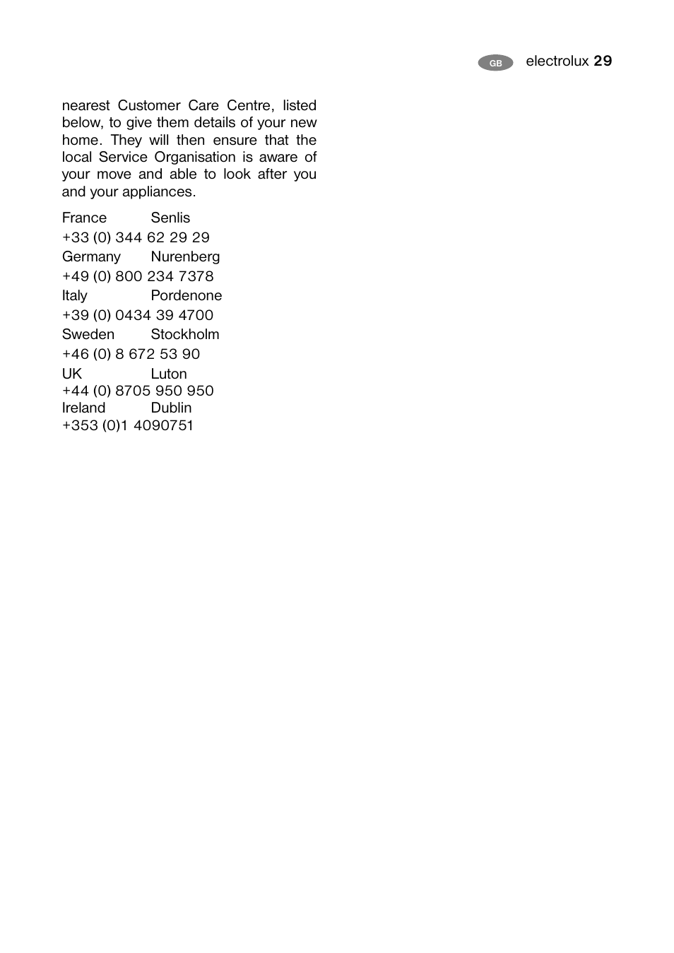 Electrolux ENB 40405 W User Manual | Page 29 / 40