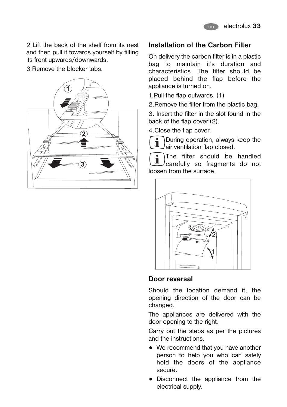 Electrolux ENB 40405 W User Manual | Page 33 / 40