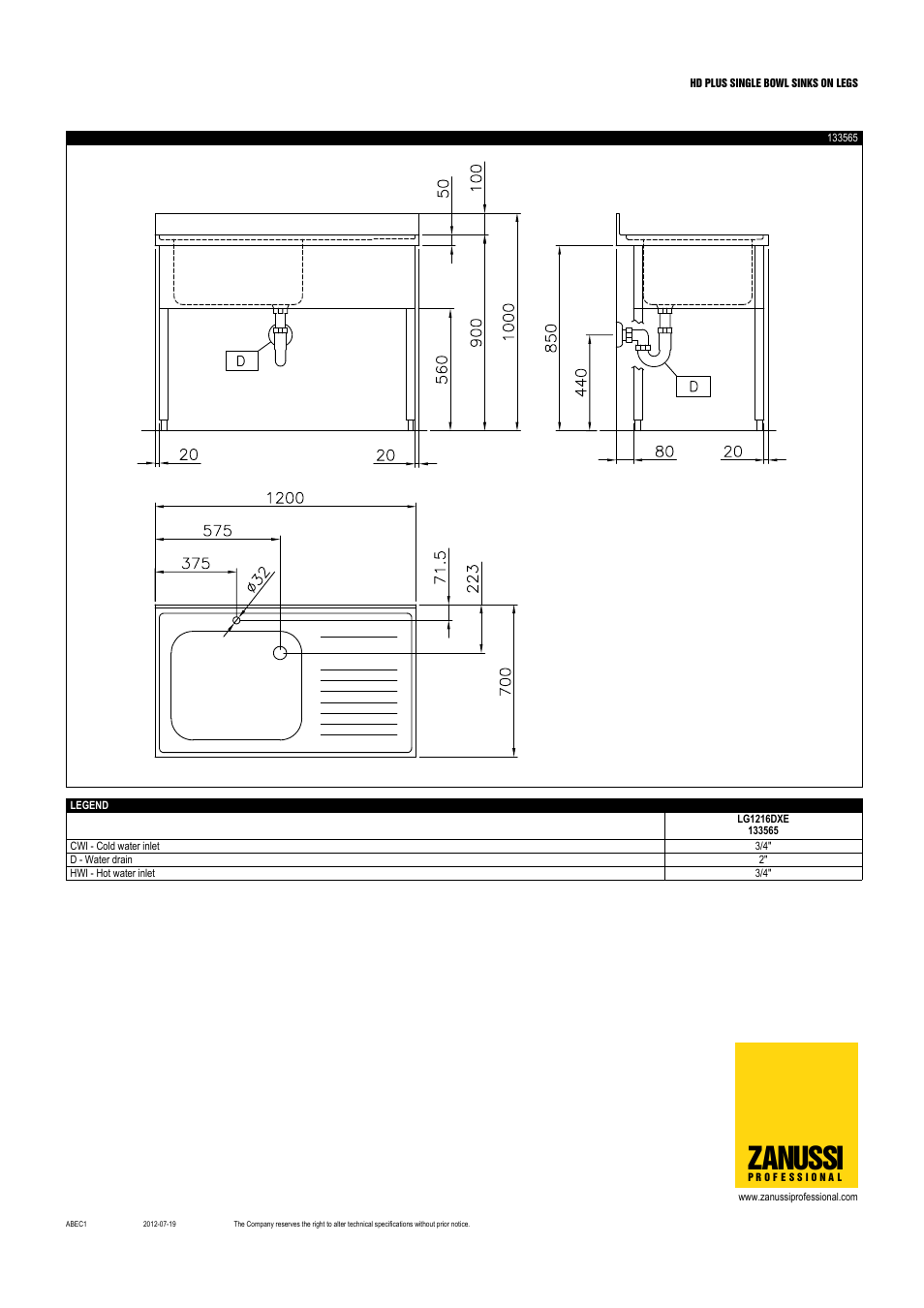 Zanussi | Electrolux 131449 User Manual | Page 4 / 7