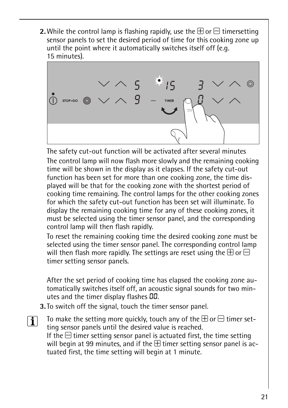 Electrolux 66201 KF-N User Manual | Page 21 / 36