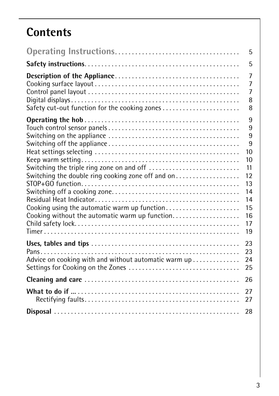 Electrolux 66201 KF-N User Manual | Page 3 / 36