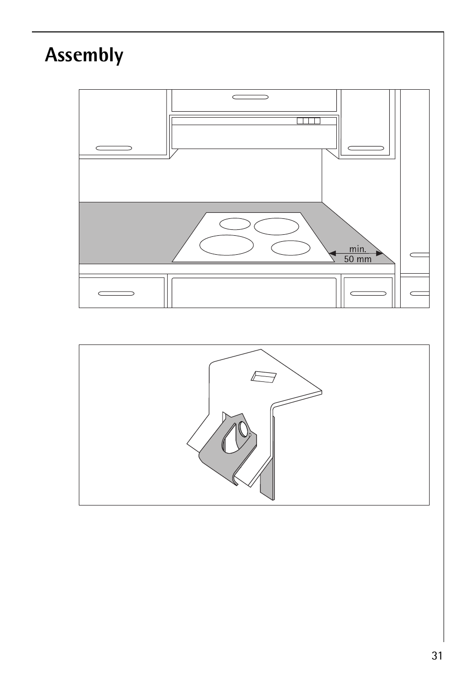 Assembly | Electrolux 66201 KF-N User Manual | Page 31 / 36