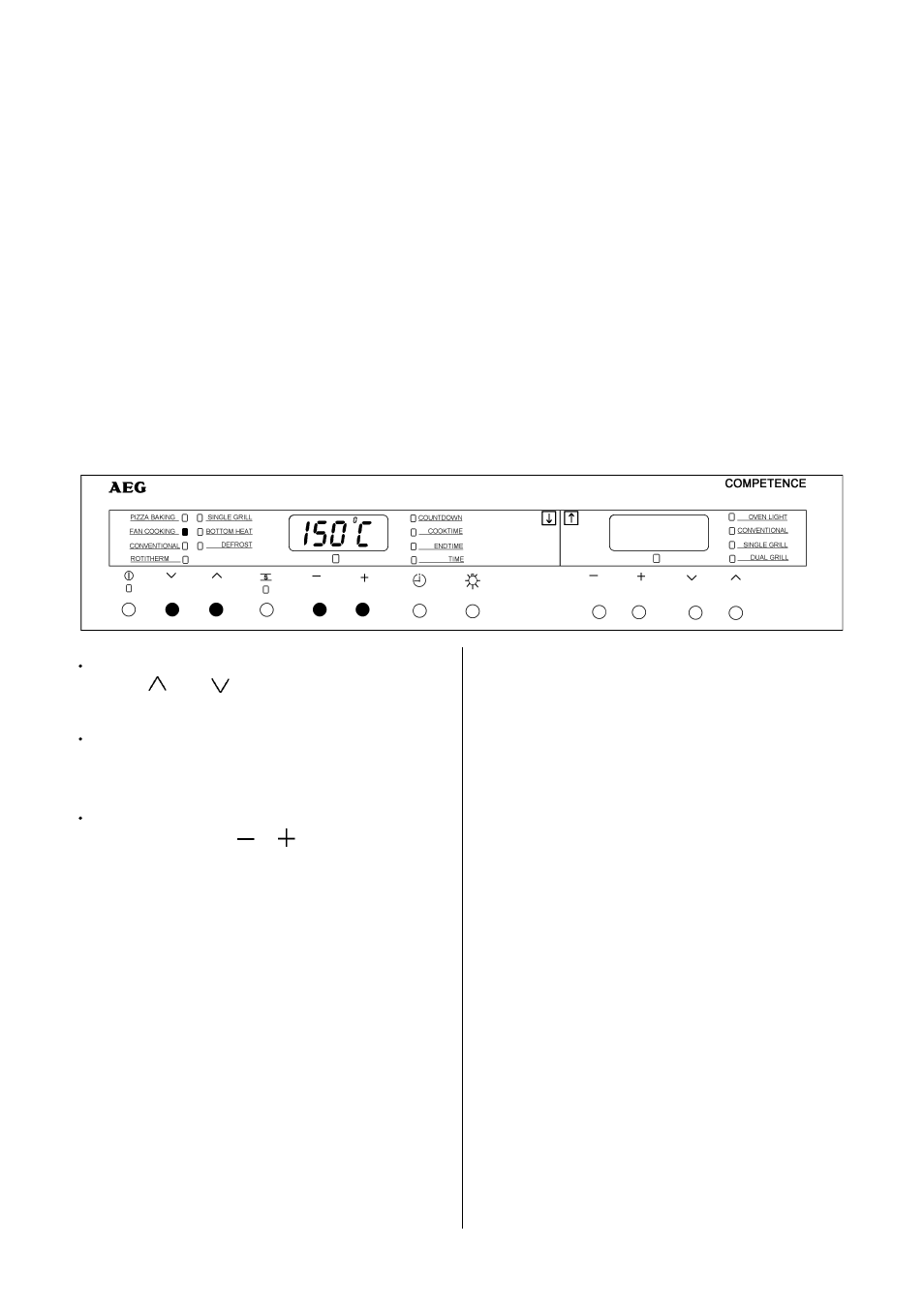 The main oven fan cooking | Electrolux D81005 User Manual | Page 15 / 56