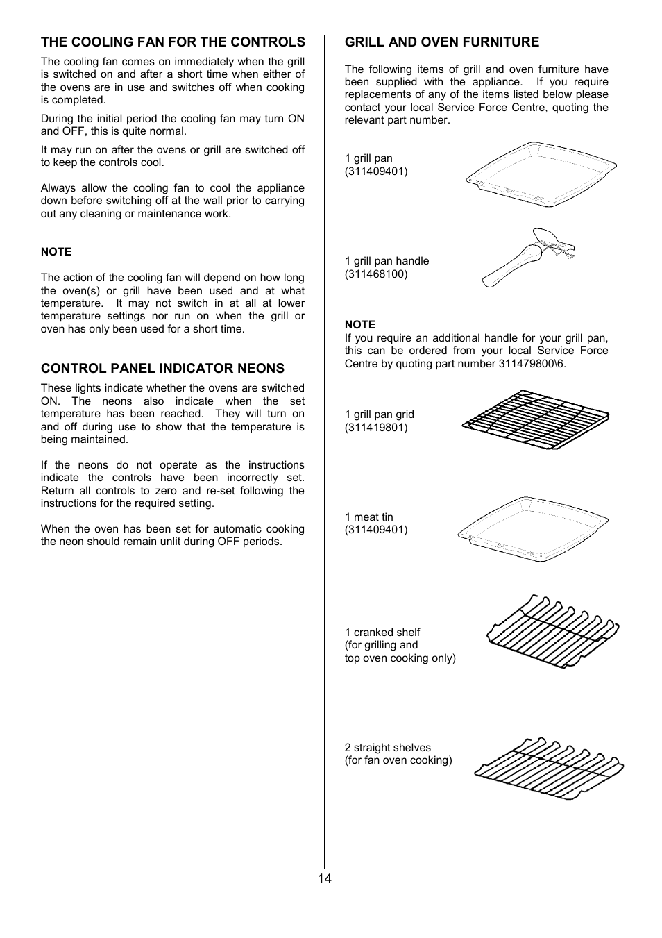 Electrolux EOD 984 User Manual | Page 14 / 40