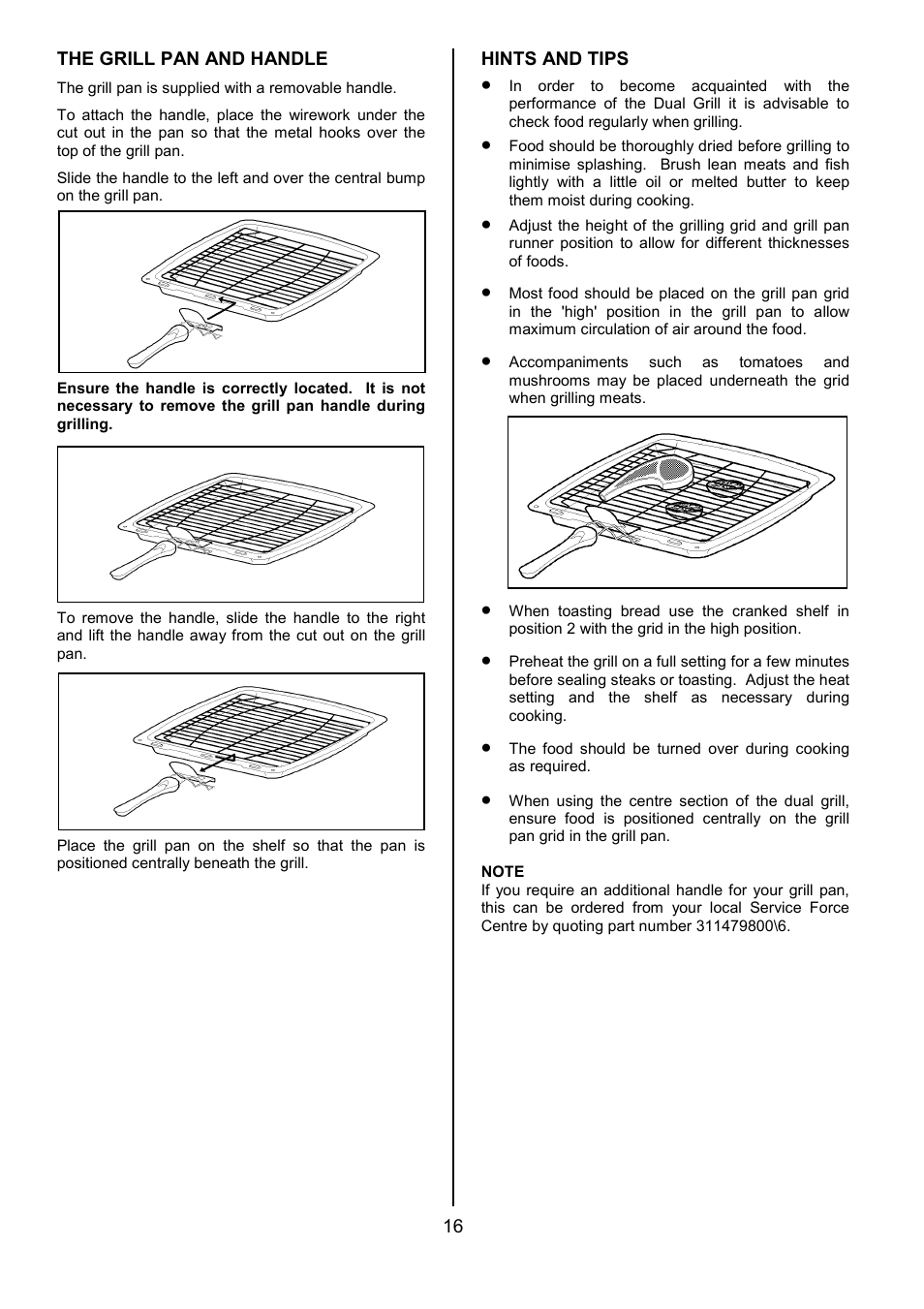 Electrolux EOD 984 User Manual | Page 16 / 40