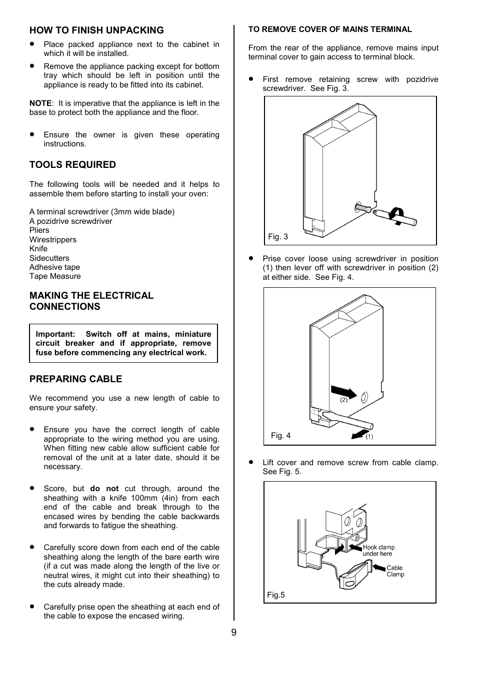 Electrolux EOD 984 User Manual | Page 9 / 40