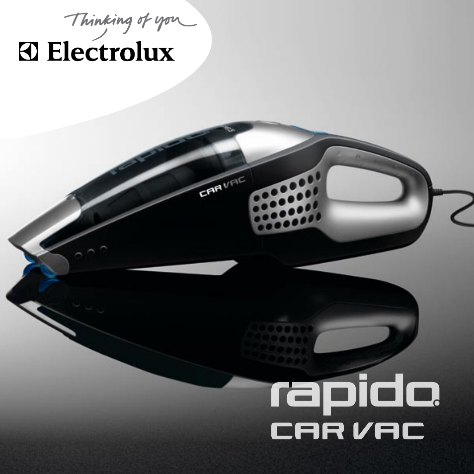 Electrolux Rapido CarVac ZB412C-2 User Manual | 60 pages