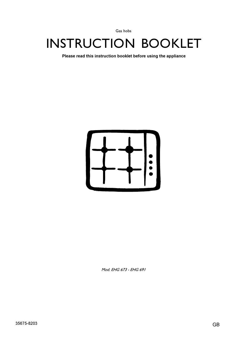 Electrolux EHG 691 User Manual | 16 pages
