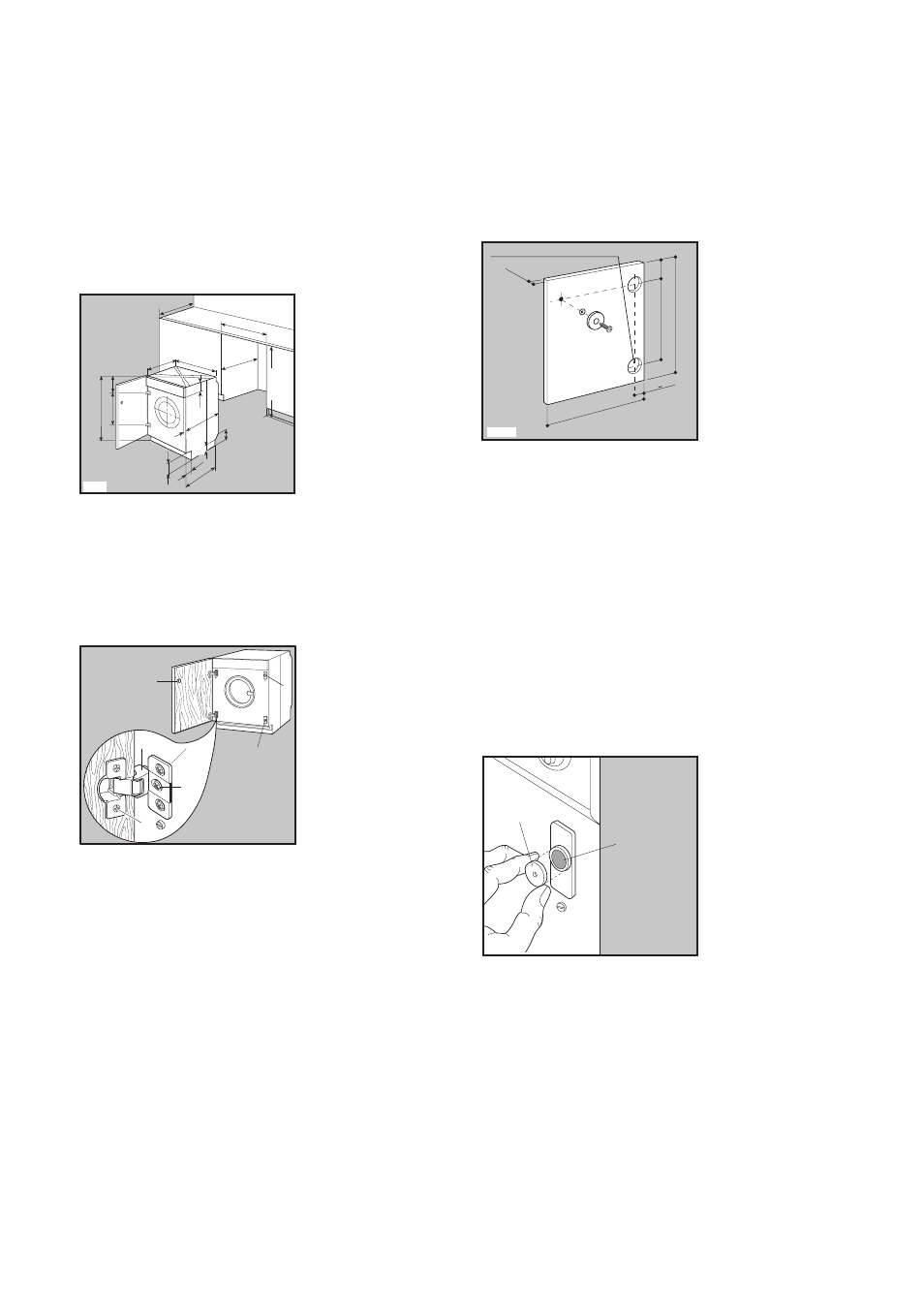 Building-in, Preparation and assembly of the door | Electrolux EW 1200 i User Manual | Page 30 / 32