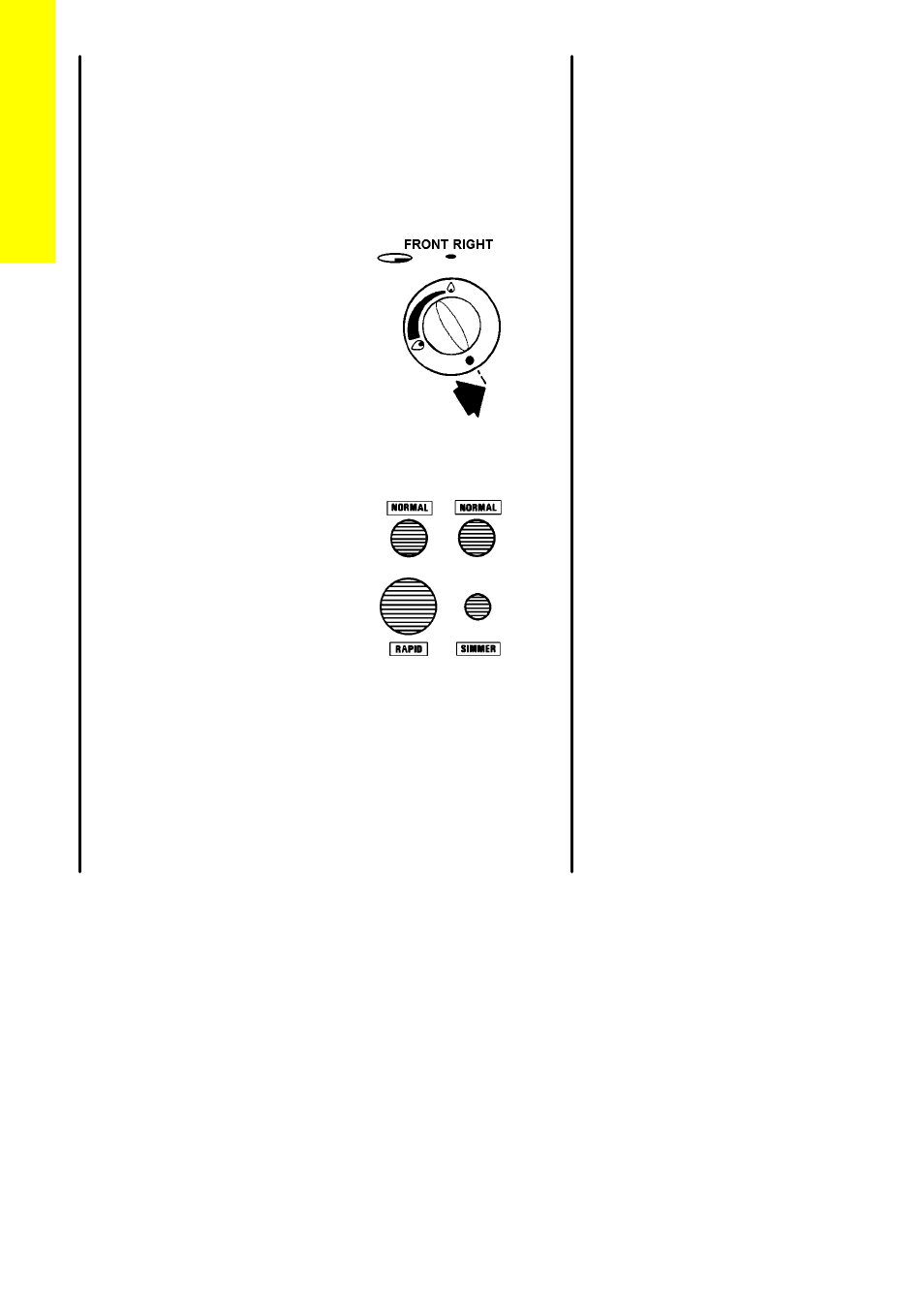 The hotplate, Heat control, Burner sizes | Electrolux U24338 SG 505X User Manual | Page 10 / 52