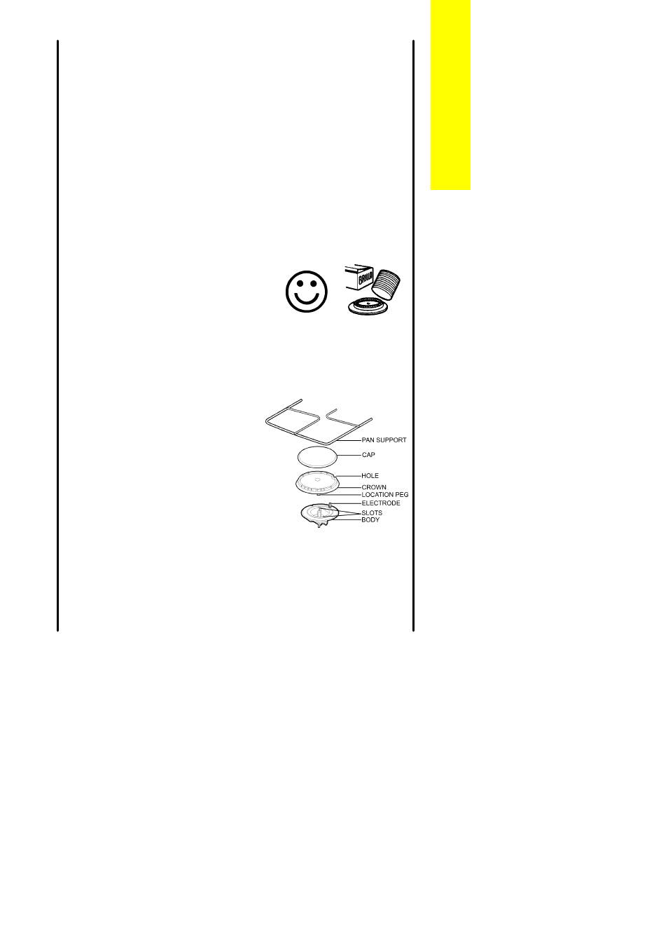 When replacing hotplate burner parts | Electrolux U24338 SG 505X User Manual | Page 27 / 52