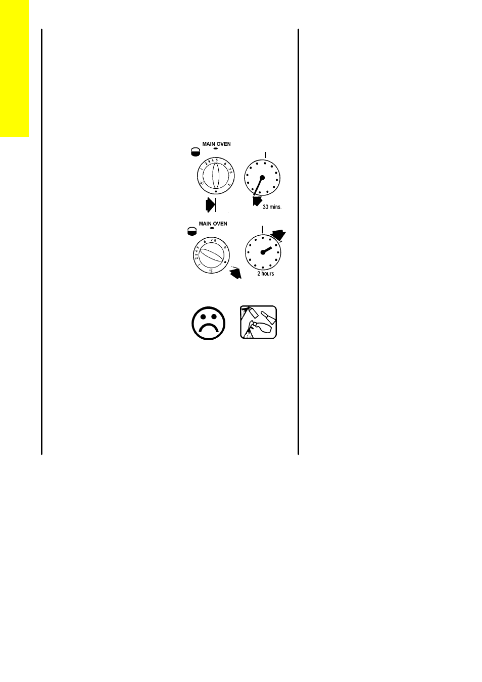 Main oven cleaning cycle, General | Electrolux U24338 SG 505X User Manual | Page 30 / 52