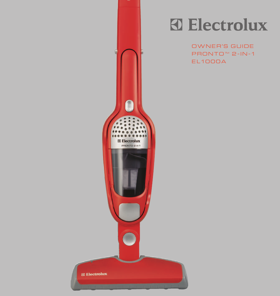 Electrolux EL1000A User Manual | 16 pages