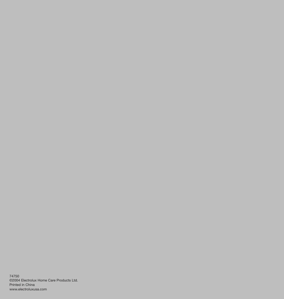 Electrolux EL1000A User Manual | Page 16 / 16