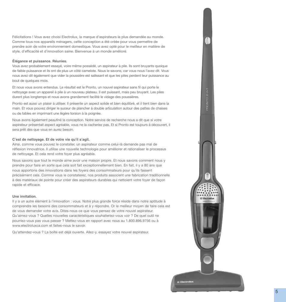 Electrolux EL1000A User Manual | Page 5 / 16