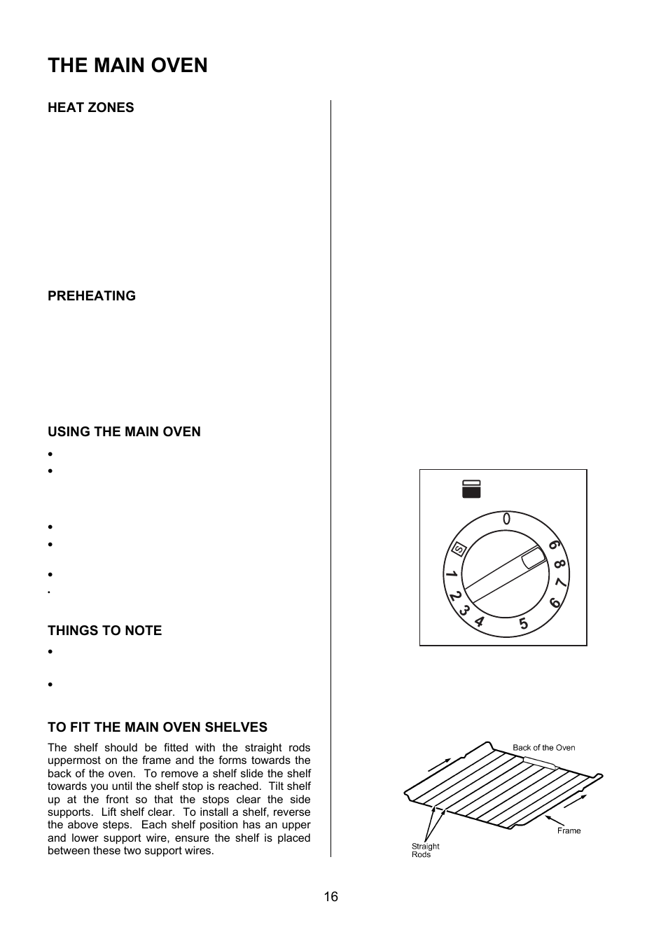 The main oven | Electrolux EIKG6047 User Manual | Page 16 / 40