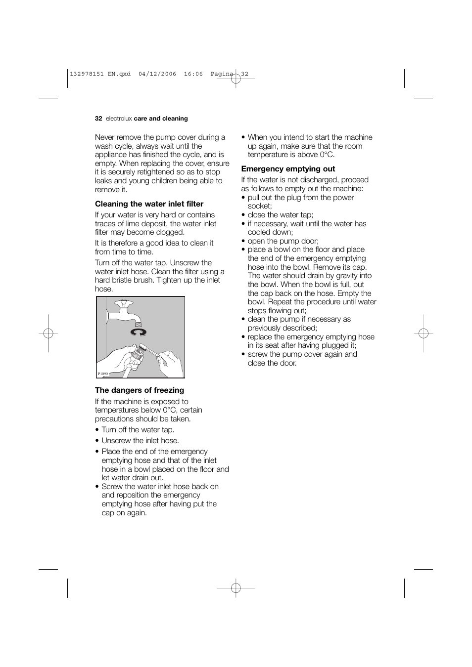 Electrolux EWF 14981 W User Manual | Page 32 / 48