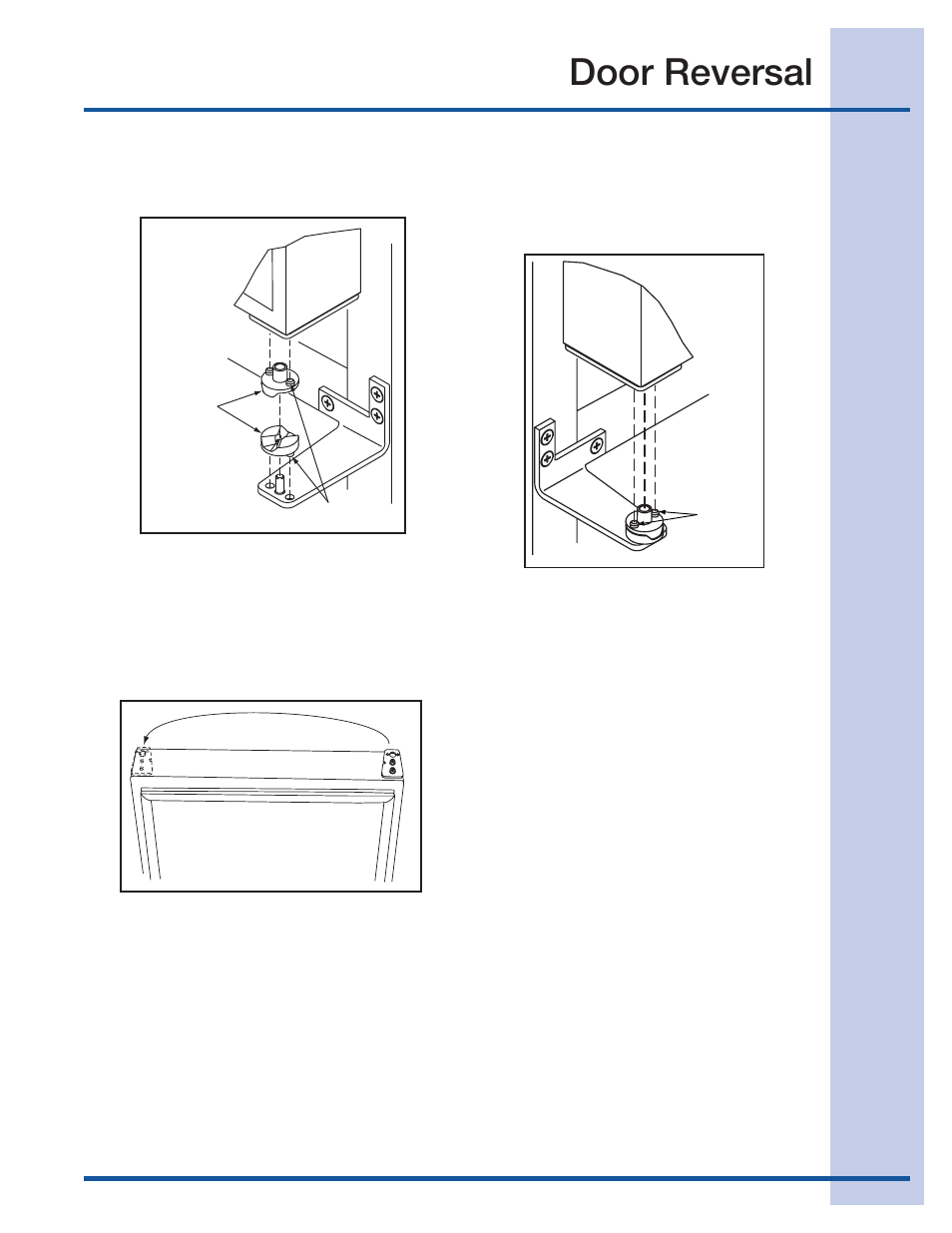 Door reversal | Electrolux 15 User Manual | Page 11 / 68