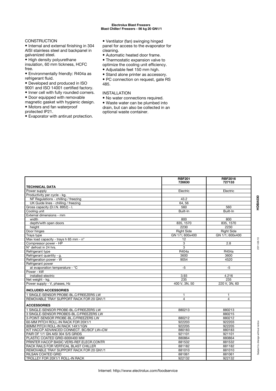 Electrolux 726630 User Manual | Page 2 / 3