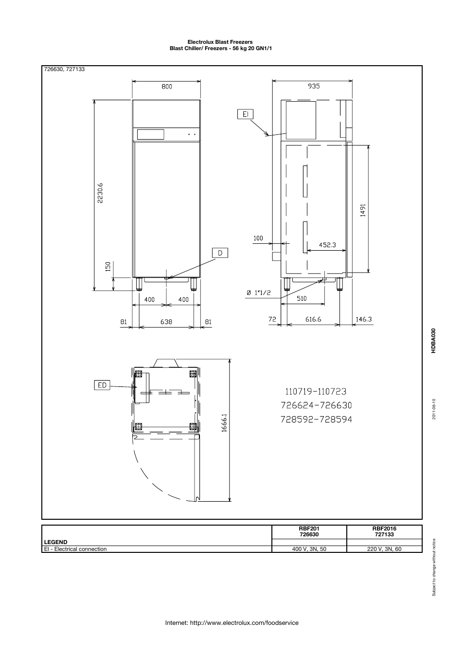 Electrolux 726630 User Manual | Page 3 / 3