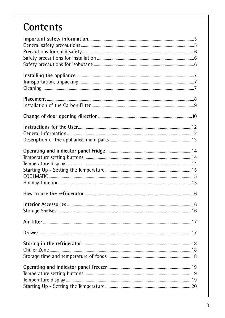Electrolux U29348 S 75400 KG User Manual | Page 3 / 36