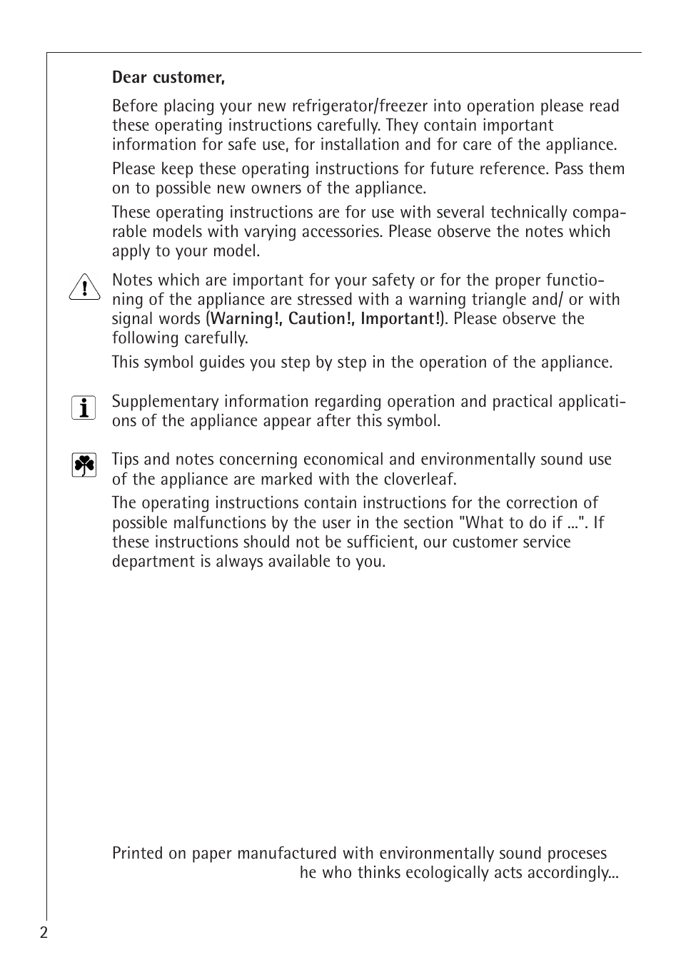 Electrolux 1273-4 GS User Manual | Page 2 / 24
