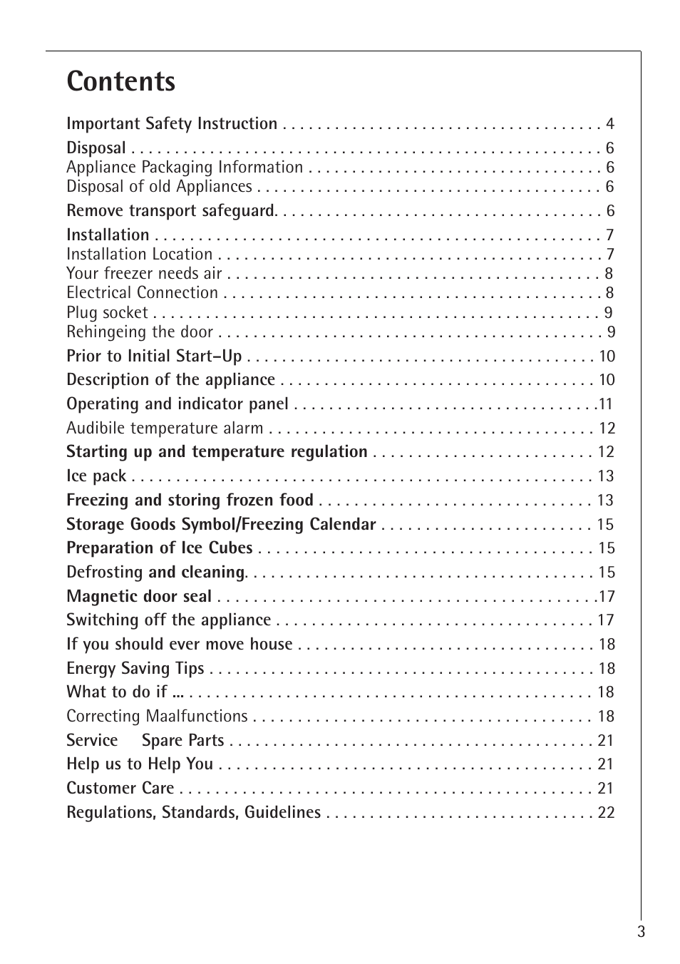 Electrolux 1273-4 GS User Manual | Page 3 / 24