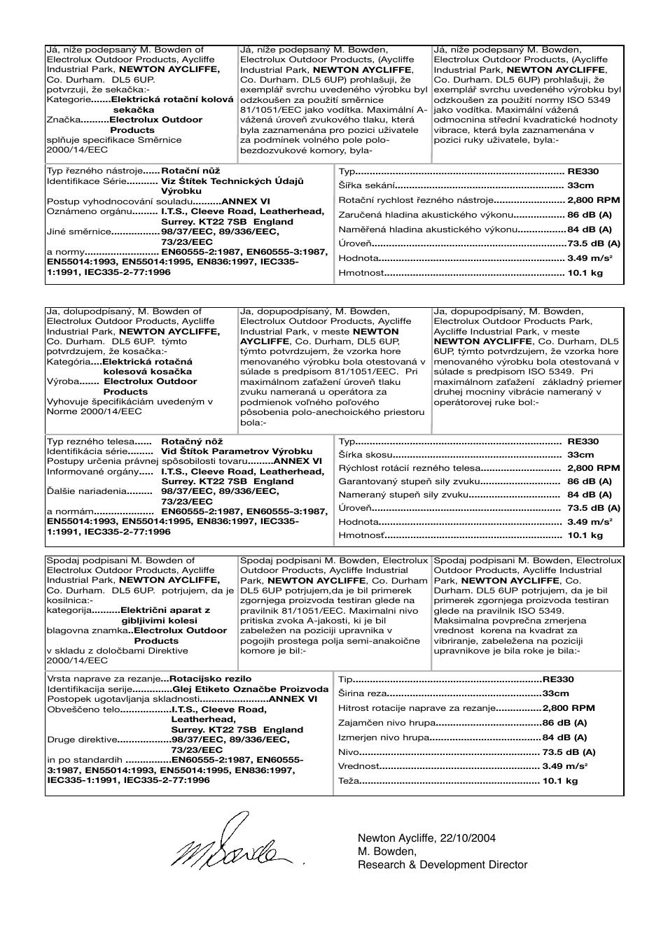 Electrolux 96477940100 User Manual | Page 11 / 13