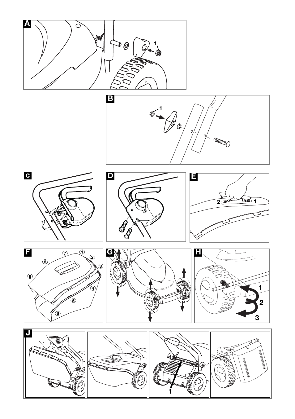 Ae f, Jd c | Electrolux 96477940100 User Manual | Page 2 / 13